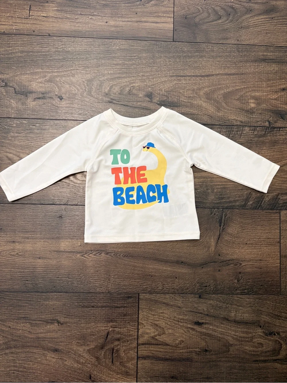 🌴 Old Navy Dinosaur Rash Guard Swim Set 6–12 Months